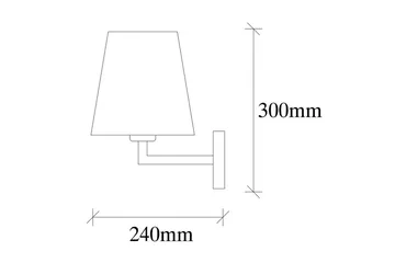 Vägglampa Fenda Svart / Grädde - Svart / Grädde - Products - Belysning - Lampor & belysning inomhus - Sovrumslampa - Sänglampa - Sänglampa vägg