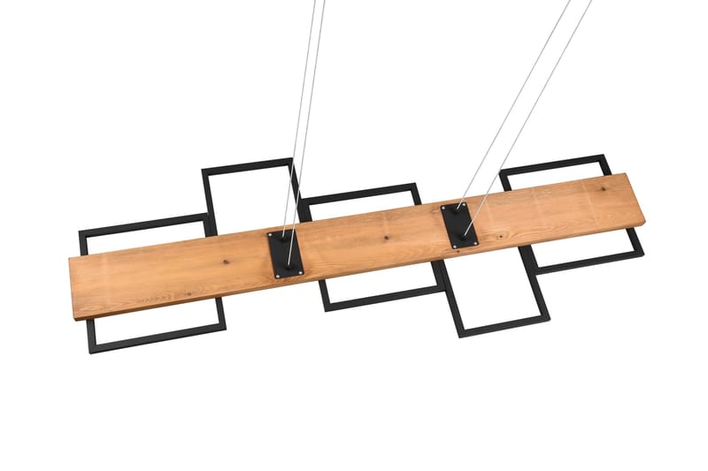 Harper LED Taklampa mattsvart/ trä - Trä - Products - Belysning - Lampor & belysning inomhus - Taklampa & takbelysning - Kökslampa & taklampa kök