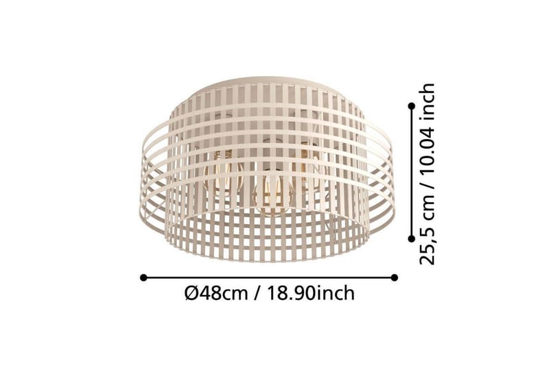 Plafond Eglo Oltamar Sand - Products - Belysning - Lampor & belysning inomhus - Taklampa & takbelysning - Takplafond