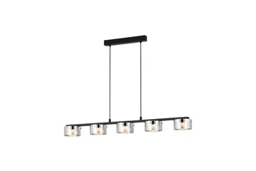 Takpendel Eglo Copillos Svart/Transparent med 5 Lampor - Products - Belysning - Lampor & belysning inomhus - Taklampa & takbelysning - Pendellampa & hänglampa