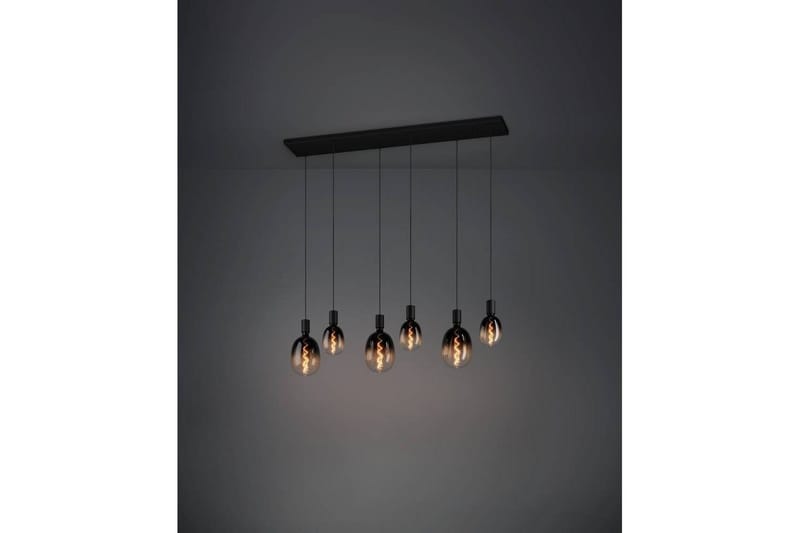 Takpendel Eglo Huebro Svart med 6 Lampor - Products - Belysning - Lampor & belysning inomhus - Taklampa & takbelysning - Pendellampa & hänglampa