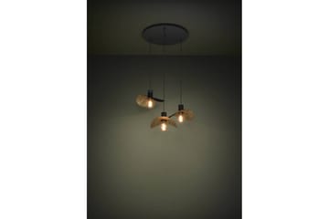 Takpendel Eglo Saceda Svart/Guld Rondell med 3 Lampor - Products - Belysning - Lampor & belysning inomhus - Taklampa & takbelysning - Pendellampa & hänglampa