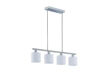 Tommy Taklampa 4L E14 borstad stål/ vit - Borstad st ål/Vit - Products - Belysning - Lampor & belysning inomhus - Taklampa & takbelysning - Kökslampa & taklampa kök