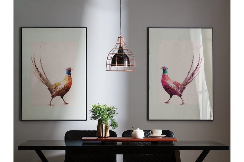 Tresa Taklampa 28 cm, Svart