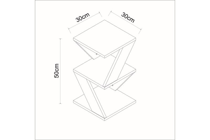 Albeni Skänk 30 cm - Antracit - Products - Förvaring - Förvaringsmöbler - Sideboard & skänk