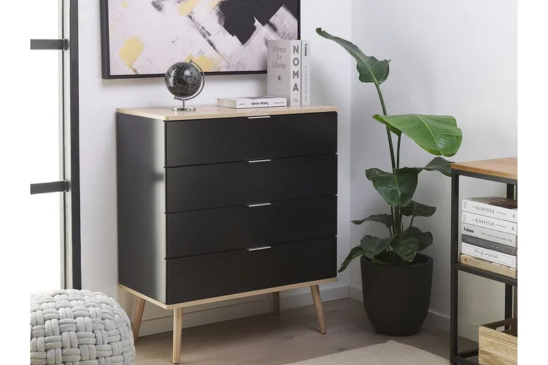 Walpi Byrå 79 cm - Svart - Products - Förvaring - Förvaringsmöbler - Byrå - Hallbyrå