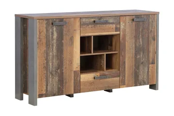 Cadle Byrå 156 cm - Brun/Grå - Products - Förvaring - Förvaringsmöbler - Byrå