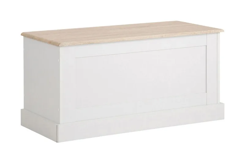 Dareia Förvaringskista 90 cm, Vit/Brun