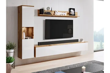 Galbally Möbelset För Vardagsrum Brown - Products - Förvaring - Förvaringsmöbler - Möbelset för vardagsrum