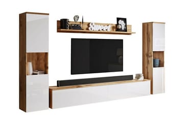 Galbally Möbelset För Vardagsrum Brown - Products - Förvaring - Förvaringsmöbler - Möbelset för vardagsrum