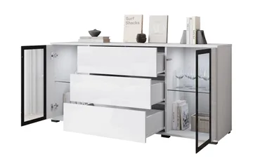 Gamal Skänk 150x40 cm - Brun/Vit - Products - Förvaring - Förvaringsmöbler - Sideboard & skänk