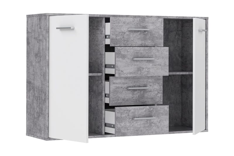 Haba Skänk 34x123 cm - Grå - Products - Förvaring - Förvaringsmöbler - Sideboard & skänk