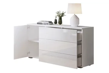 Kankuro Byrå 111x68 cm - Vit - Products - Förvaring - Förvaringsmöbler - Byrå