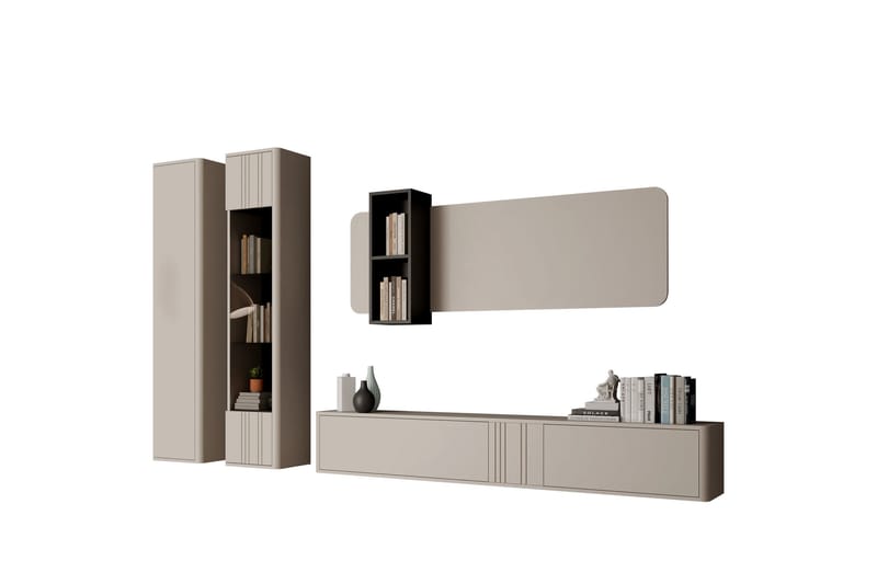 Zalricus Möbelset För Vardagsrum, Beige