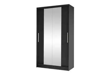 Glenmore Garderob m. Spegel Black - Products - Förvaring - Garderober & garderobssystem