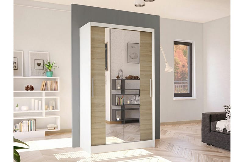 Glenmore Garderob m. Spegel White - Products - Förvaring - Garderober & garderobssystem