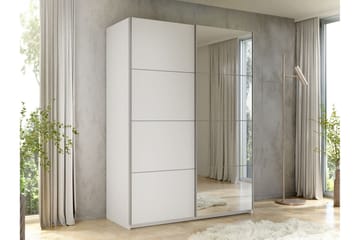 Haparanda Garderob med Spegel 150 cm - Vit - Products - Förvaring - Garderober & garderobssystem