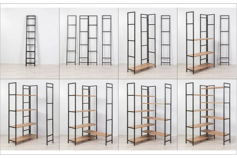 Edra Bokhylla 94 cm - Brun/Svart - Products - Förvaring - Hylla - Bokhylla