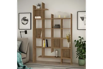 MANCO Bokhylla 122 cm - Brun - Products - Förvaring - Hylla - Bokhylla