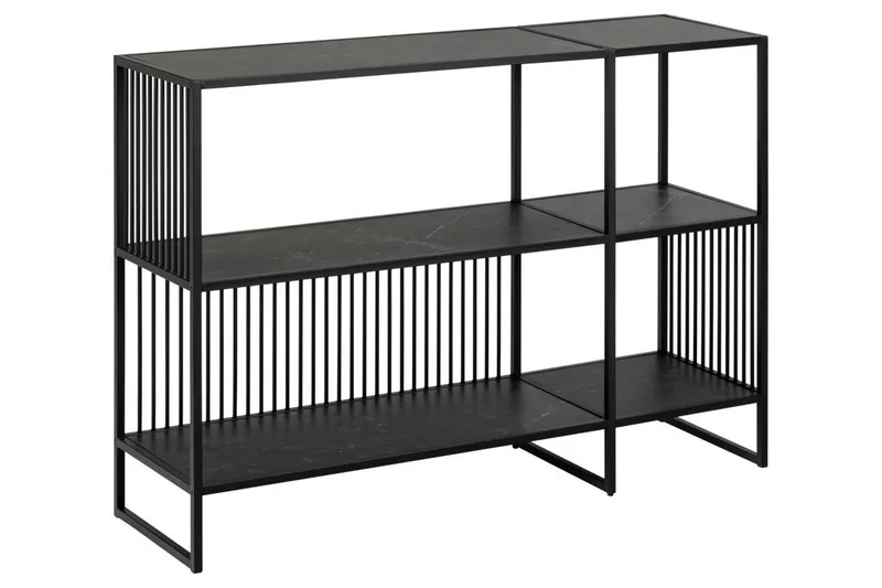 Saklani Bokhylla 120 cm, Svart