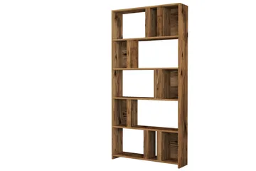 Timiza Bokhylla 90x20 cm 5 Hyllor - Mörkbrun - Products - Förvaring - Hylla - Bokhylla