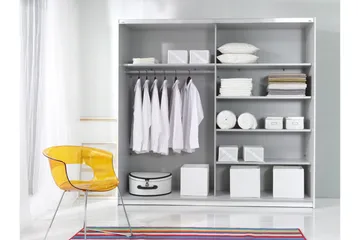 Joannie Garderob - Vit/Svart - Products - Förvaring - Garderober & garderobssystem