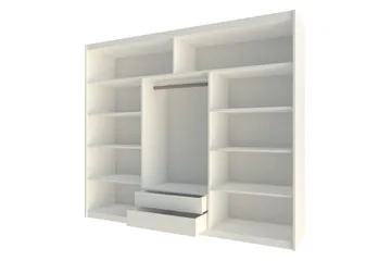 Malibu Garderob 250x61x215 cm - Beige - Products - Förvaring - Garderober & garderobssystem