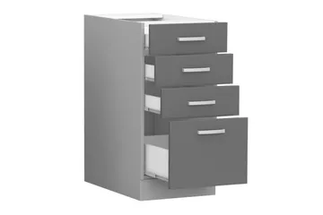 Bianco Skåp med lådor 40x52x82 cm - Vit - Products - Förvaring - Skåp - Förvaringsskåp