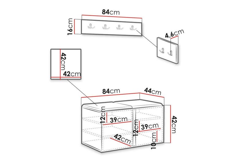 Dunvegan Highboard Black - Products - Förvaring - Skåp - Förvaringsskåp