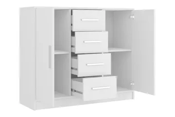 Kintore Highboard - Vit - Products - Förvaring - Skåp - Förvaringsskåp