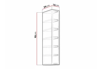 Templemore Köksskåp 15 cm - Brun - Products - Förvaring - Skåp - Förvaringsskåp