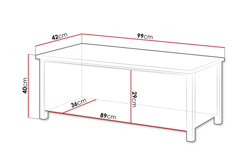 Storys Skobänk 99 cm - Vit - Products - Förvaring - Skoförvaring - Skobänk & skohylla med bänk