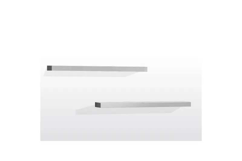 Lara Vägghylla 240x24 cm - Vit - Products - Förvaring - Småförvaring - Väggförvaring