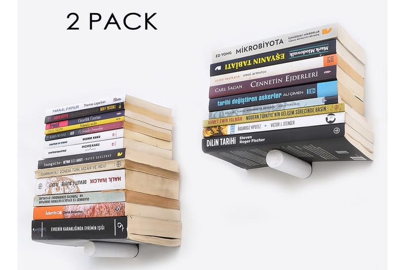 Noke Vägghylla 21 cm - Svart/Vit - Products - Förvaring - Småförvaring - Väggförvaring