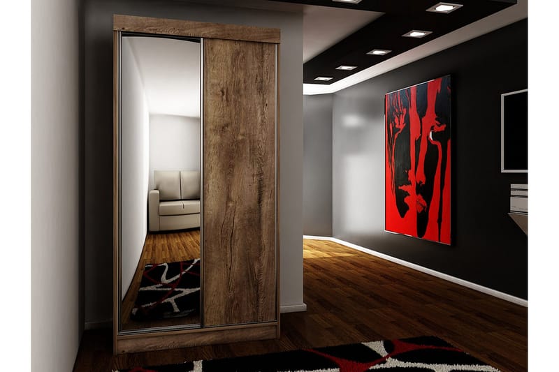 Top Garderob 100x62x200 cm - Brun/Trä/natur - Products - Förvaring - Garderober & garderobssystem