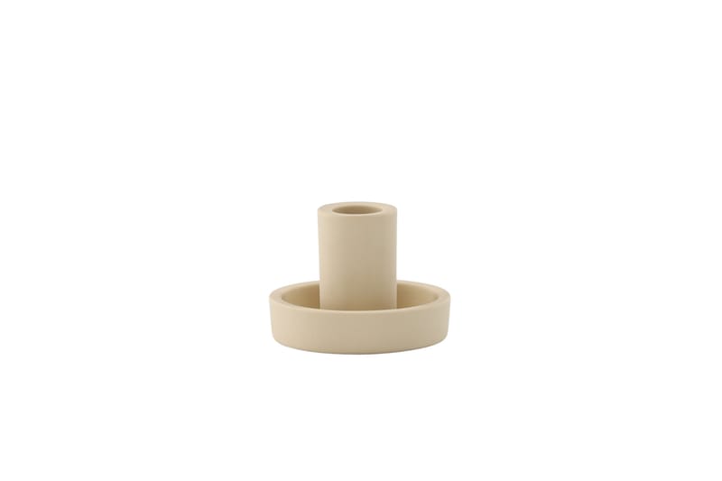 Ceco Ljusstake 11x5,6 cm - Beige - Products - Inredning - Ljus & dofter - Ljusstakar & ljuslyktor