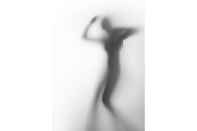 Poster Manshade 70x100 cm, Svart/Vit