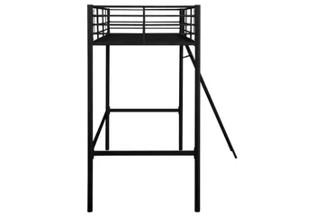 Hög säng Clove Svart - Svart - Products - Möbler - Barnmöbler - Barnsäng & juniorsäng - Loftsäng barn