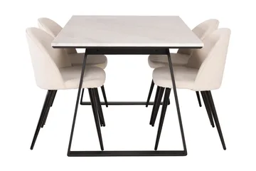 Admira Matgrupp med 4 Valera Matstol Manchester - Products - Möbler - Bord & matgrupp - Matgrupp