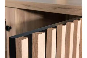 Aldbrough Soffbord 90 cm med Förvaring Hylla + Låda - Trä/Svart - Products - Möbler - Bord & matgrupp - Soffbord