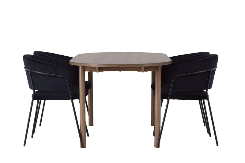 Andy Matgrupp 180 cm Oval med 4 Selma Stolar - Natur - Products - Möbler - Bord & matgrupp - Matgrupp