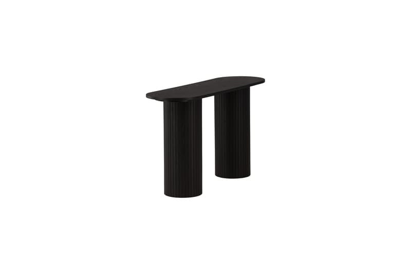 Bianca Sidobord 130x40x72 cm Oval - Svart - Products - Möbler - Bord & matgrupp - Avlastningsbord & sidobord - Brickbord & småbord