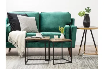 Denny Satsbord Set Om 2 St - Trä/Natur - Products - Möbler - Bord & matgrupp - Avlastningsbord & sidobord - Satsbord