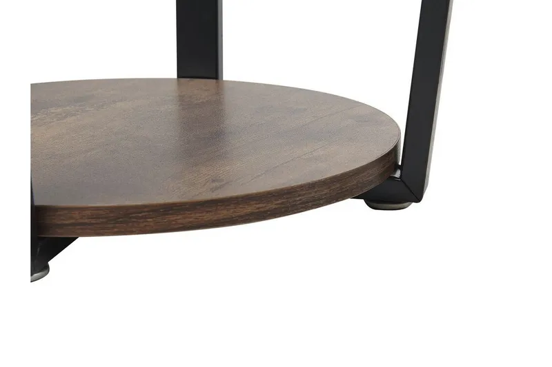 Emmalee Sidobord 50 cm - Mörkt trä/Svart - Products - Möbler - Bord & matgrupp - Avlastningsbord & sidobord - Brickbord & småbord