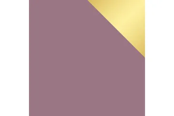 Escaldes Sängbord 54 cm - Matt Lila/Guld - Products - Möbler - Bord & matgrupp - Avlastningsbord & sidobord - Sängbord & nattduksbord