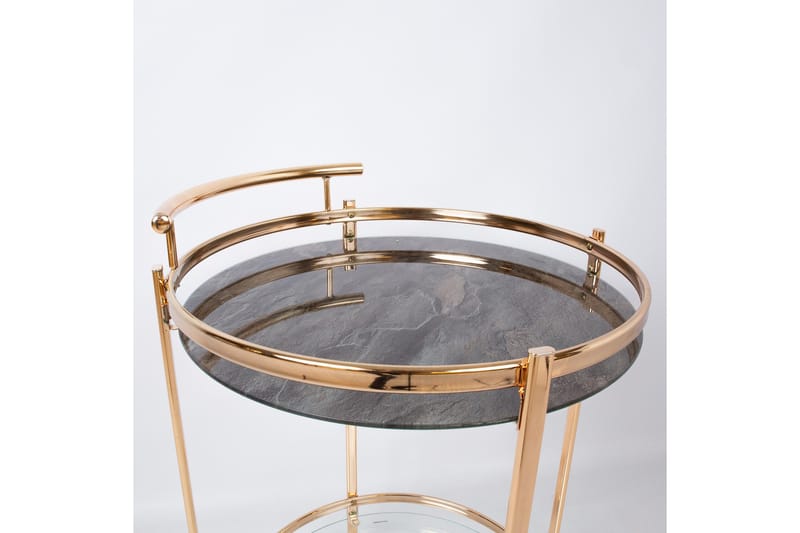 Genova Serveringsbord 80x42x80 cm Ljusbrun - Products - Möbler - Bord & matgrupp - Avlastningsbord & sidobord - Brickbord & småbord