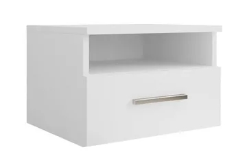 Kintore Sängbord 50 cm - Vit - Products - Möbler - Bord & matgrupp - Avlastningsbord & sidobord - Sängbord & nattduksbord