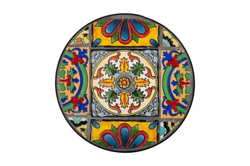 Morocco Blompiedestal - Svart/Flerfärgad - Products - Möbler - Bord & matgrupp - Avlastningsbord & sidobord - Blombord