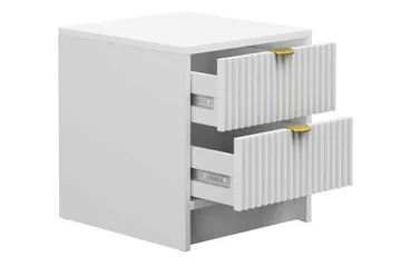 Novaj Sängbord 35 cm - Vit - Products - Möbler - Bord & matgrupp - Avlastningsbord & sidobord - Sängbord & nattduksbord