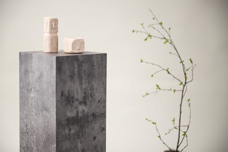 Ramsvik Sidobord 23 cm - Grå - Products - Möbler - Bord & matgrupp - Avlastningsbord & sidobord - Piedestal & blompiedestal